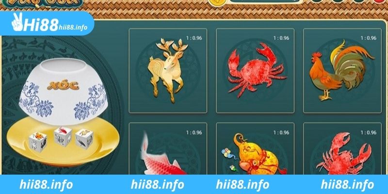 Cách chơi Game Bầu Cua Tôm Cá Hi88 đơn giản nhất dành cho người mới  